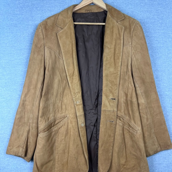 Vintage 70s Sears Suede Leather Jacket Men's Size 40 – The Leather Shop